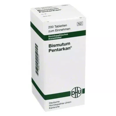 BISMUTUM PENTARKAN Tabletas, 200 uds
