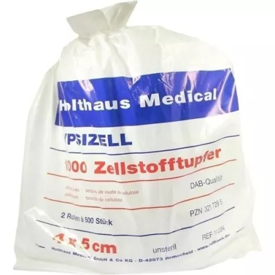 ZELLSTOFFTUPFER Ypsizell 4x5 cm, 1000 unidades