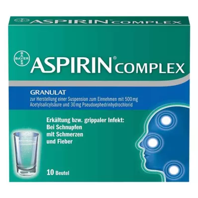 ASPIRIN COMPLEX sobre con gránulos para la preparación de una suspensión para administración, 10 uds ASPIRIN COMPLEX sobre con gránulos para la preparación de una suspensión para administración, 10 uds