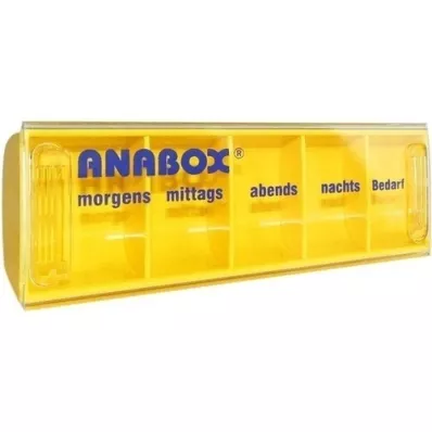 ANABOX Caja diaria de colores surtidos, 1 ud