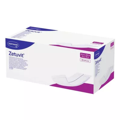 ZETUVIT Compresas absorbentes no estériles 20x40 cm, 30 uds ZETUVIT Compresas absorbentes no estériles 20x40 cm, 30 uds