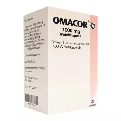 OMACOR 1.000 mg cápsulas blandas, 100 uds