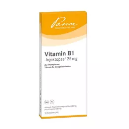 VITAMIN B1 INJEKTOPAS 25 mg solución inyectable, 10X1 ml