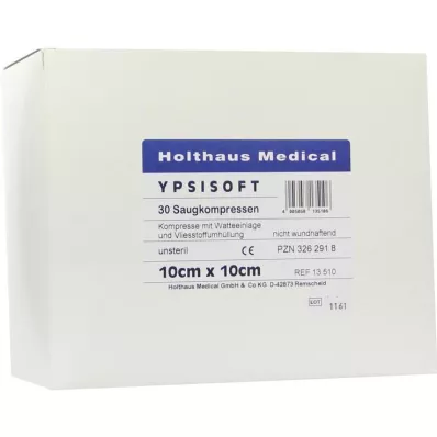 SAUGKOMPRESSEN Ypsisoft no estéril 10x20 cm, 30 uds