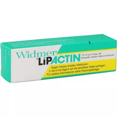 WIDMER Lipactin gel, 3 g