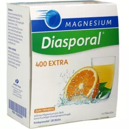 MAGNESIUM DIASPORAL 400 Gránulos extra para beber, 20 uds
