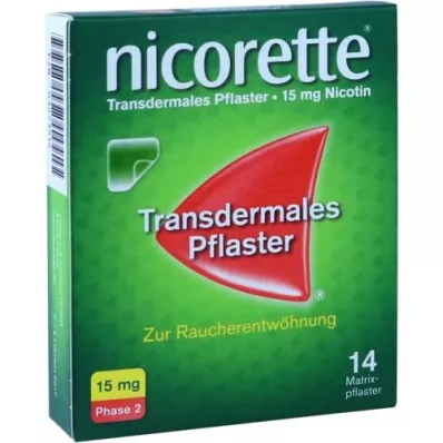 NICORETTE TX Parche 15 mg, 14 uds