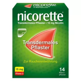 NICORETTE TX Parche 15 mg, 14 uds