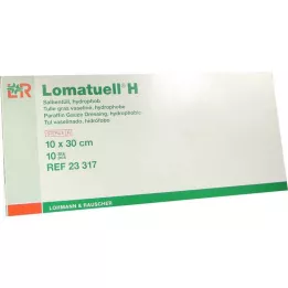 LOMATUELL H Pomada tul 10x30 cm estéril, 10 uds