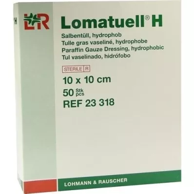 LOMATUELL H Pomada tul 10x10 cm estéril, 50 uds