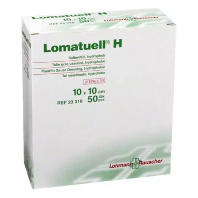 LOMATUELL H Pomada tul 10x10 cm estéril, 50 uds