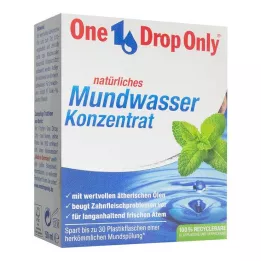 ONE DROP Único enjuague bucal natural concentrado, 50 ml