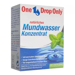 ONE DROP Único enjuague bucal natural concentrado, 25 ml