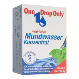 ONE DROP Único enjuague bucal natural concentrado, 10 ml