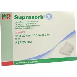 SUPRASORB X Apósito para heridas HydroBalance 14x20 cm, 5 uds