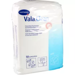 VALACLEAN Guantes de lavado desechables suaves, 50 unidades