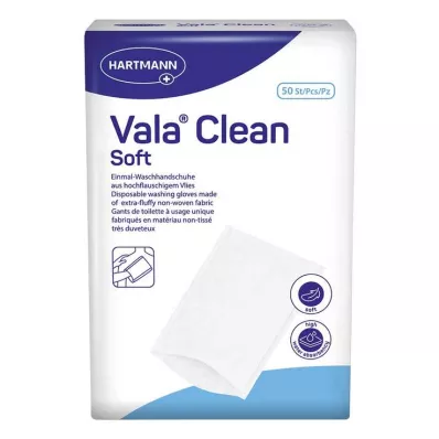 VALACLEAN Guantes de lavado desechables suaves, 50 unidades VALACLEAN Guantes de lavado desechables suaves, 50 unidades