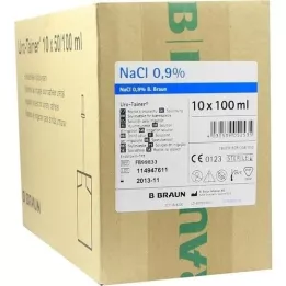 URO TAINER Solución de cloruro sódico al 0,9%, 10X100 ml