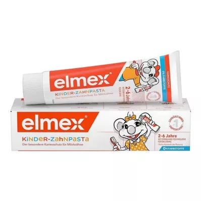 ELMEX Pasta de dientes infantil caja plegable, 50 ml
