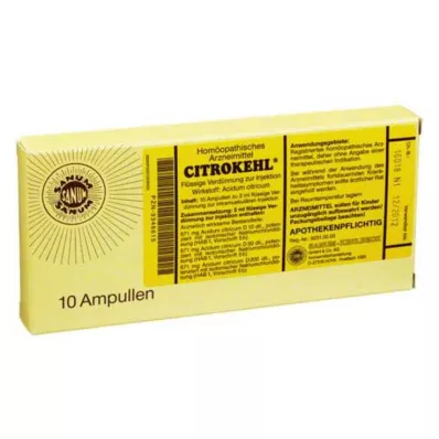 CITROKEHL Ampollas, 10X2 ml