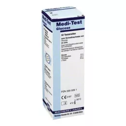 MEDI-TEST Tiras reactivas de glucosa, 50 unidades