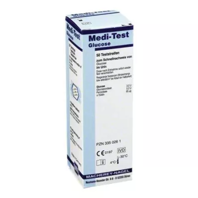 MEDI-TEST Tiras reactivas de glucosa, 50 unidades