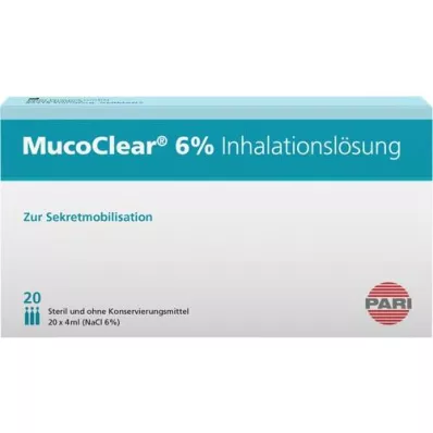 MUCOCLEAR Solución de inhalación de NaCl al 6%, 20X4 ml