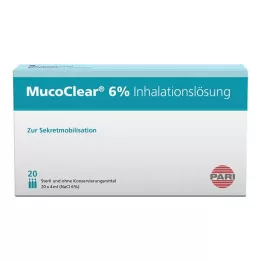 MUCOCLEAR Solución de inhalación de NaCl al 6%, 20X4 ml