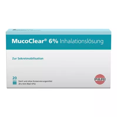 MUCOCLEAR Solución de inhalación de NaCl al 6%, 20X4 ml