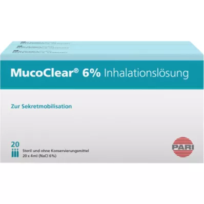 MUCOCLEAR Solución de inhalación de NaCl al 6%, 60X4 ml