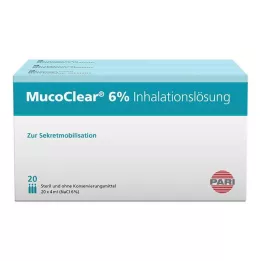 MUCOCLEAR Solución de inhalación de NaCl al 6%, 60X4 ml