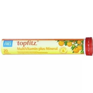 TOPFITZ Comprimidos efervescentes multivitamínicos+minerales, 20 uds
