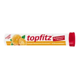 TOPFITZ Comprimidos efervescentes multivitamínicos+minerales, 20 uds