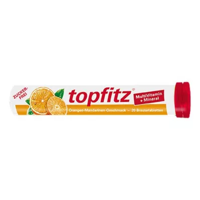 TOPFITZ Comprimidos efervescentes multivitamínicos+minerales, 20 uds TOPFITZ Comprimidos efervescentes multivitamínicos+minerales, 20 uds
