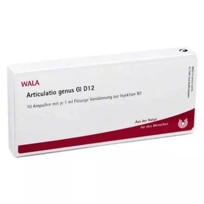 Articulatio Género GL D 12 ampollas, 10X1 ml