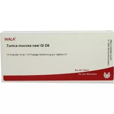 TUNICA mucosa nasi GL D 6 ampollas, 10X1 ml