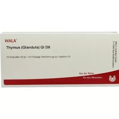 THYMUS GLANDULA GL D 8 Ampollas, 10X1 ml