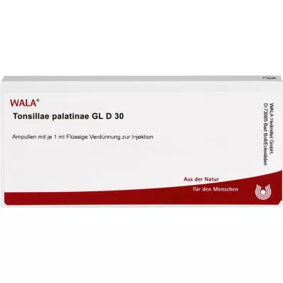 TONSILLAE palatina GL D 30 ampollas, 10X1 ml
