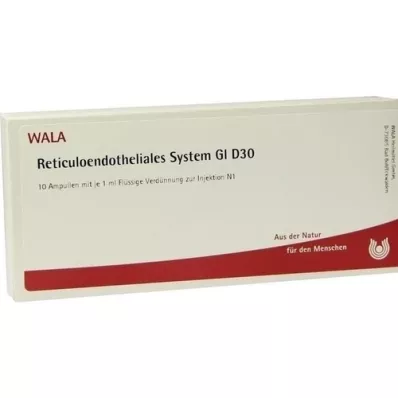RETICULOENDOTHELIALES Sistema GL D 30 ampollas, 10X1 ml