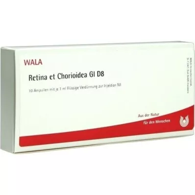 RETINA ET Chorioidea GL D 8 Ampollas, 10X1 ml