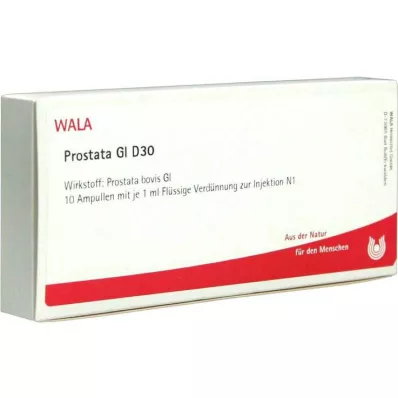 Próstata GL D 30 ampollas, 10X1 ml