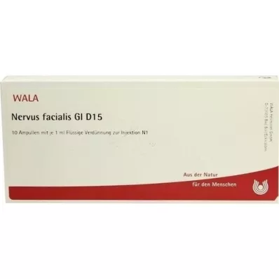 NERVUS FACIALIS GL D 15 Ampollas, 10X1 ml