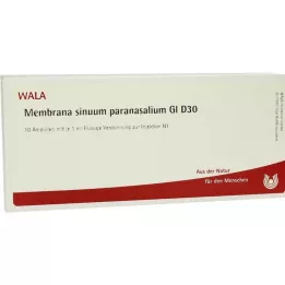 MEMBRANA sinuum paransalium GL D 30 ampollas, 10X1 ml