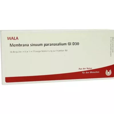 MEMBRANA sinuum paransalium GL D 30 ampollas, 10X1 ml