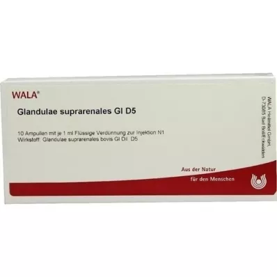 GLANDULAE SUPRARENALES GL D 5 ampollas, 10X1 ml