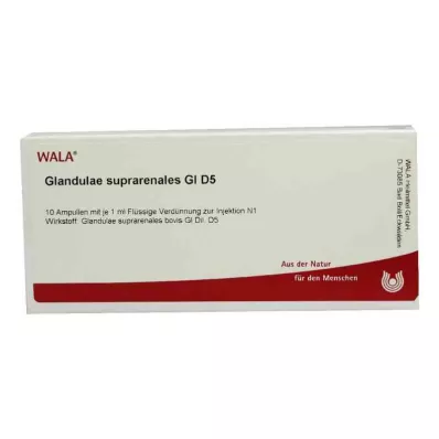Glandulae supraren.Ampollas Gl D5 (10x1 ml)