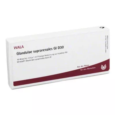 GLANDULAE SUPRARENALES GL D 30 Ampollas, 10X1 ml