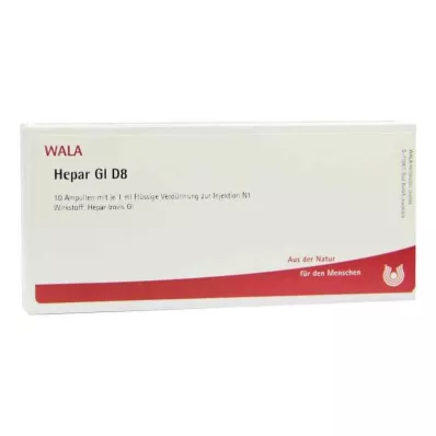 HEPAR GL D 8 Ampollas, 10X1 ml