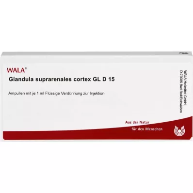 GLANDULA SUPRARENALES corteza GL D 15 ampollas, 10X1 ml