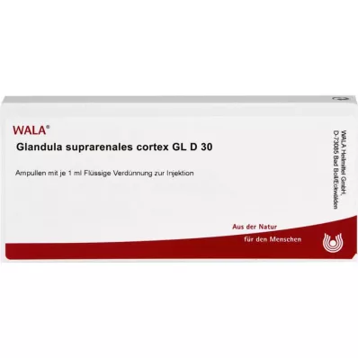 GLANDULA SUPRARENALES corteza GL D 30 ampollas, 10X1 ml